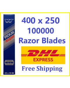 Wizamet super iridium wholesale razor blades 100000
